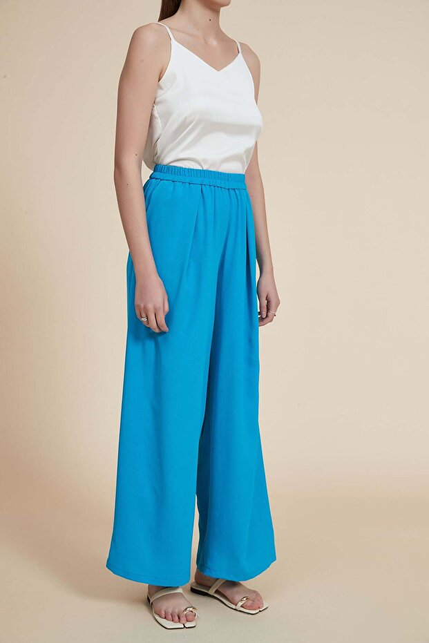 بنطلون سادة بطول كامل - 5