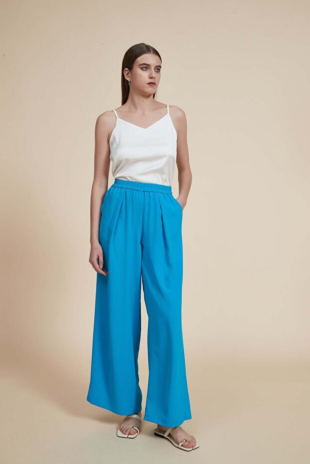 بنطلون سادة بطول كامل - 4