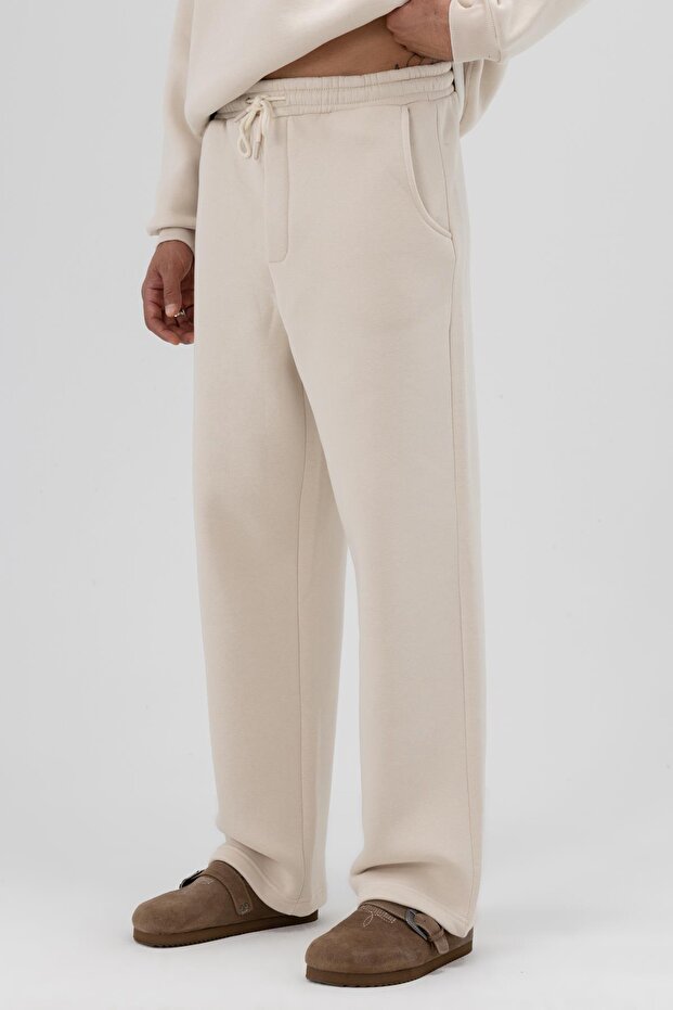 Basic Baggy Eşofman Alt Taş - 2