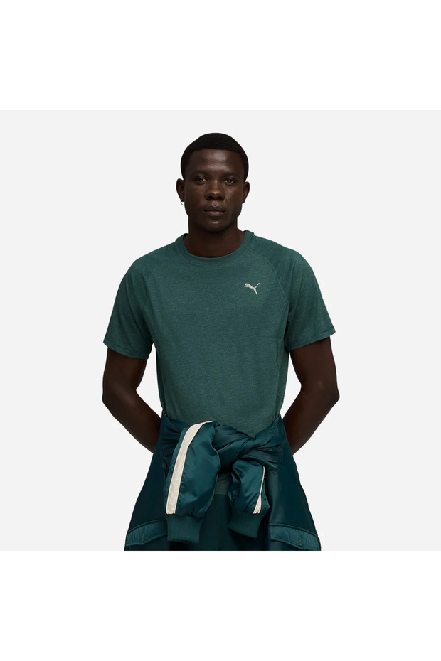 تي شيرت رجالي من RUN VELOCITY TEE TRI-BLEND