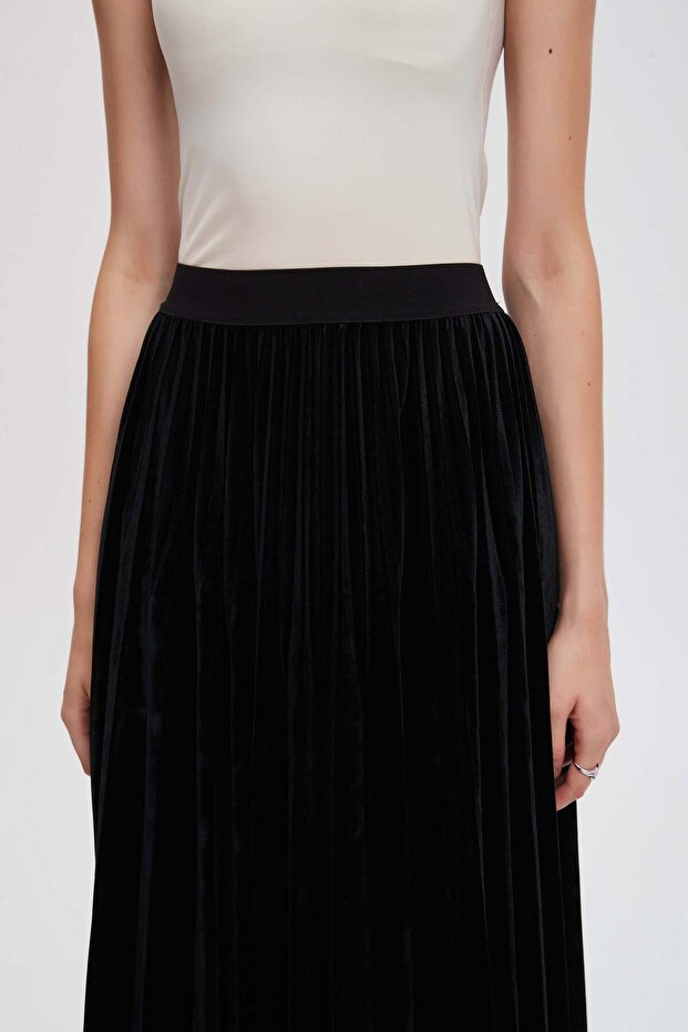 تنورة ميدي مطوي - 6