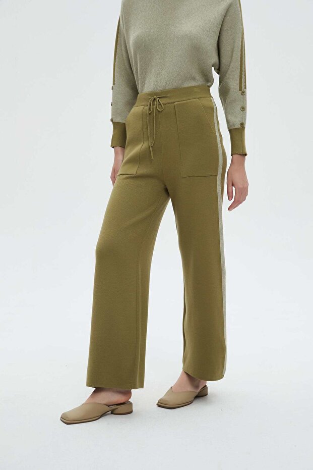 بنطلون سادة بطول كامل - 4