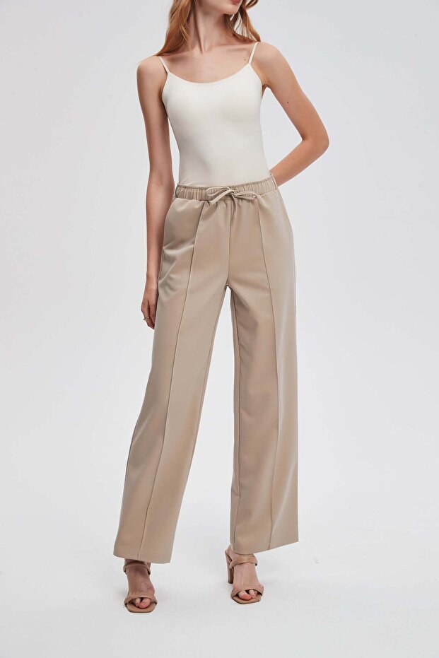 بنطال برباط سادة - 1