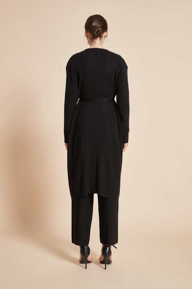 Solid Wide-Leg Pants - 5