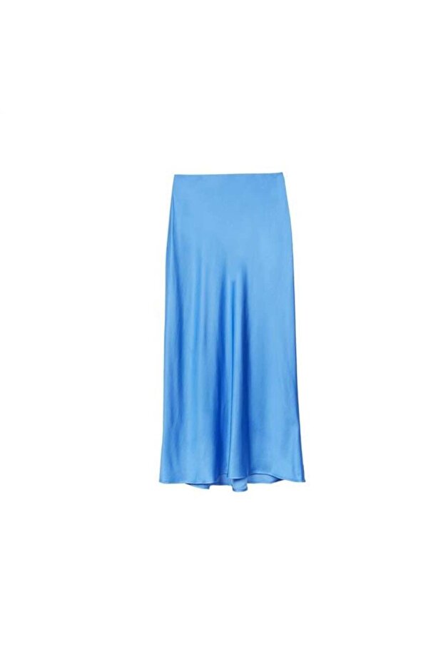 Solid Maxi Skirt - 1