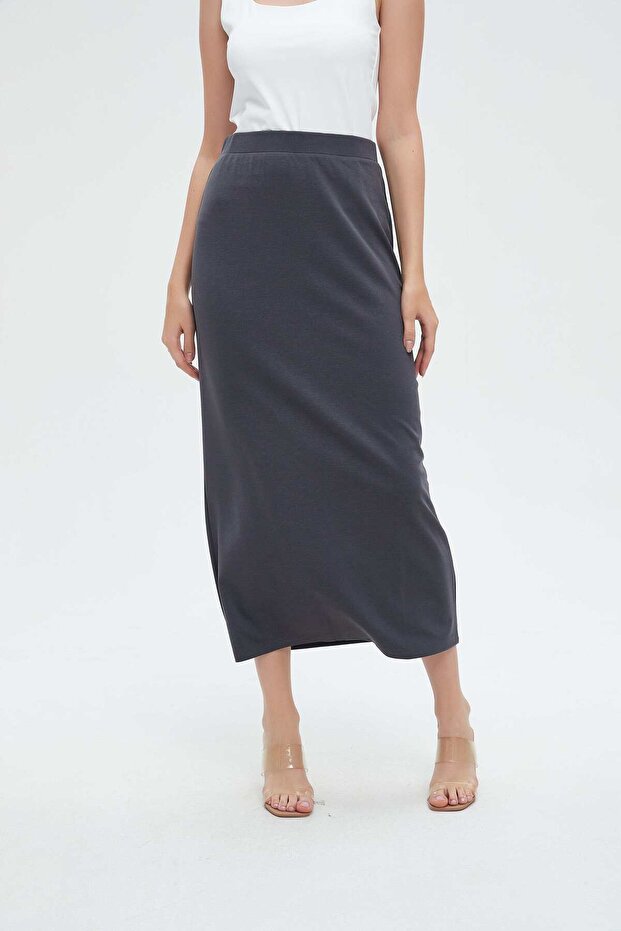 تنورة ماكسي سادة - 1