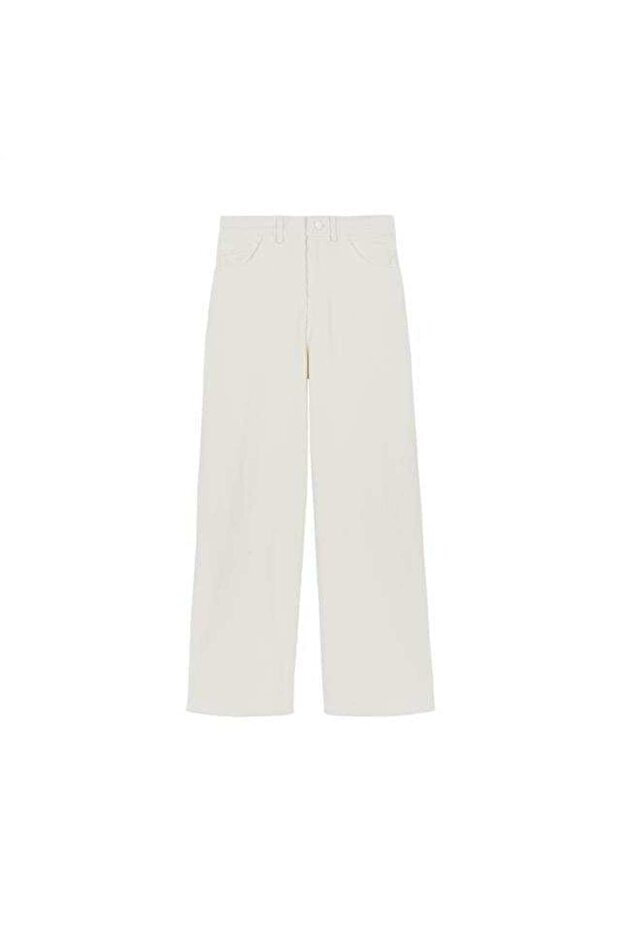 Solid Wide-Leg Pants - 1