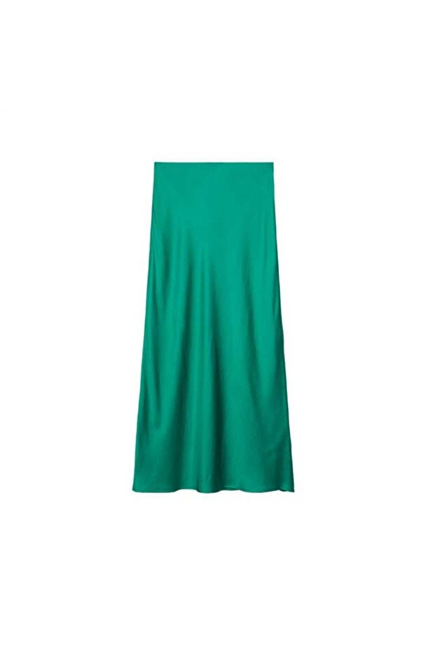 Solid Maxi Skirt - 1