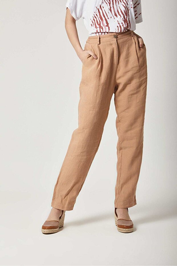 بنطال سادة بأكمام - 3