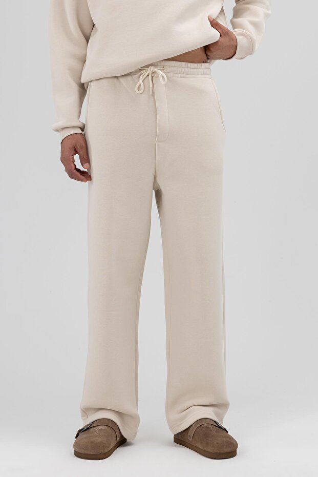 Basic Baggy Eşofman Alt Taş - 1