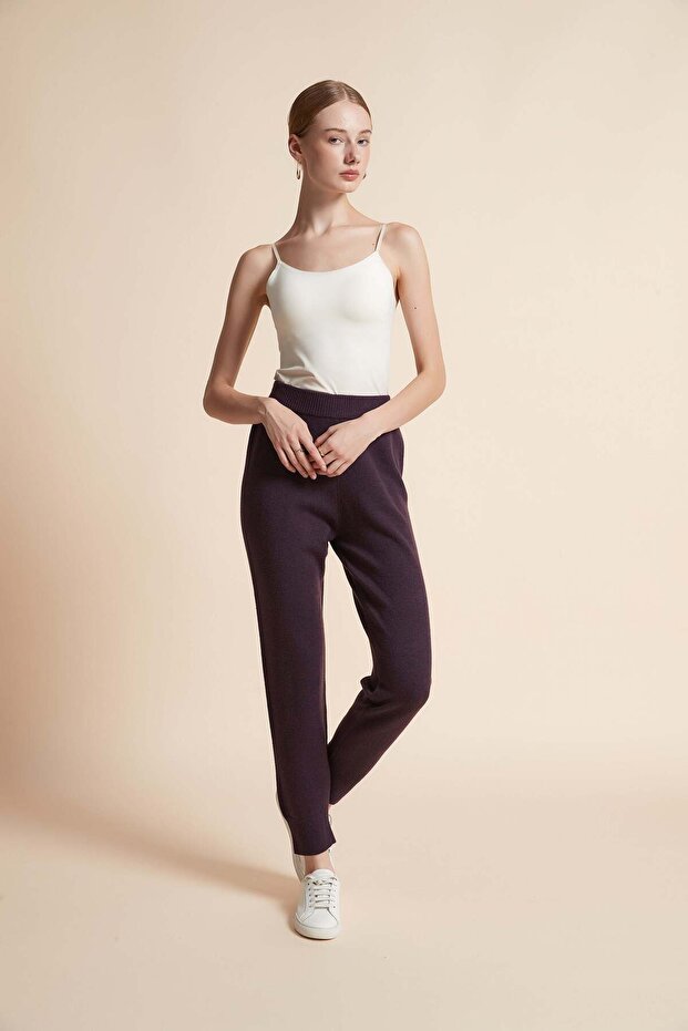 Solid Long Pants - 5