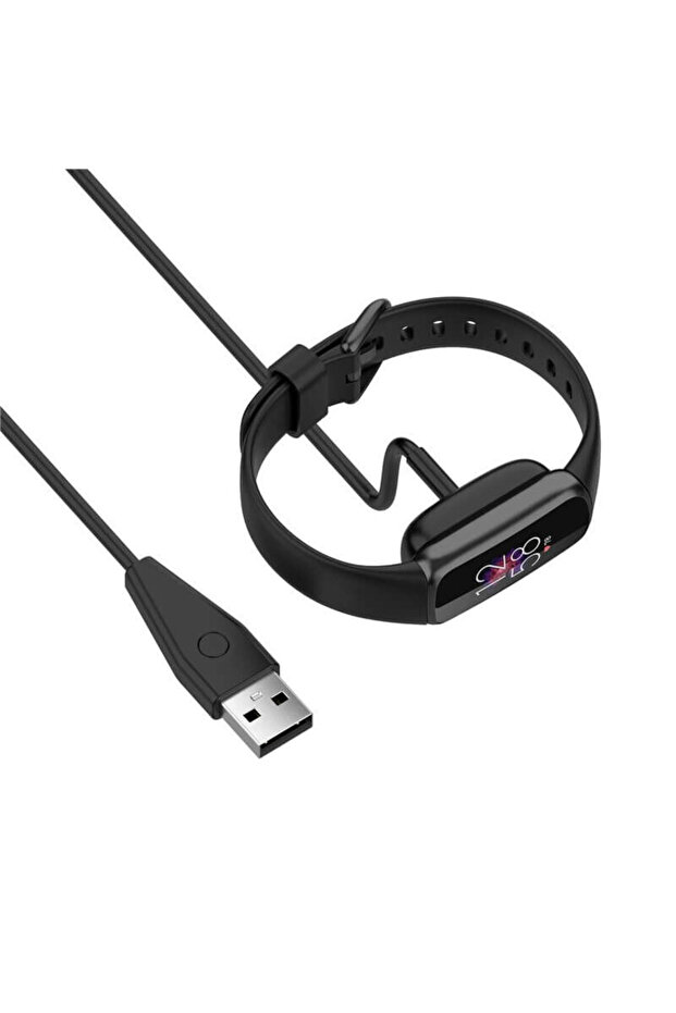 Charging Cable for Fitbit Charge 5 / Fitbit Luxe Bracelet, Reset Function, Black - 3