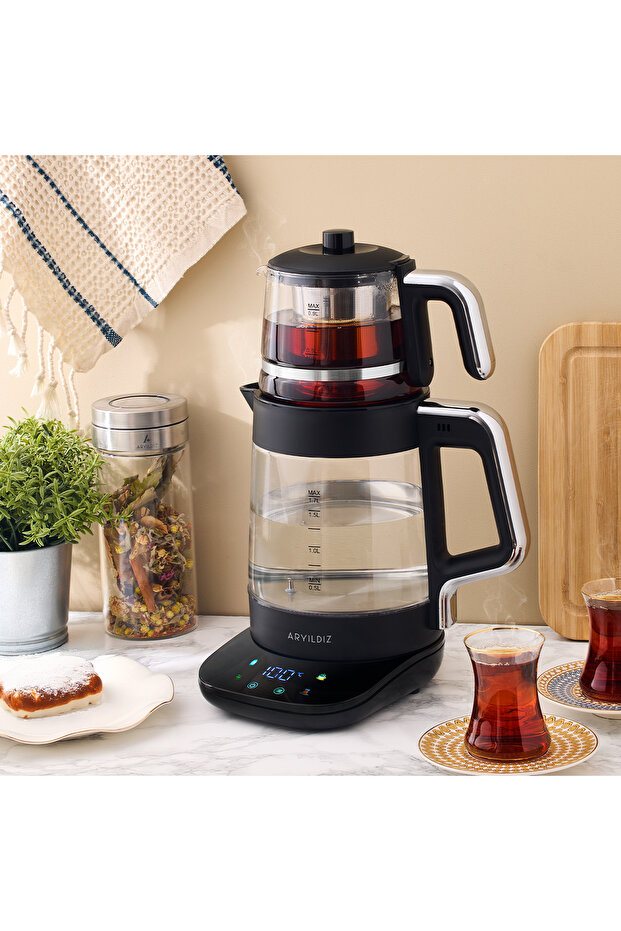 ماكينة الشاي فيجن شاين باللون الأسود - 1