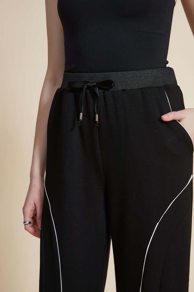 بنطال مخطط بطول كامل - 4