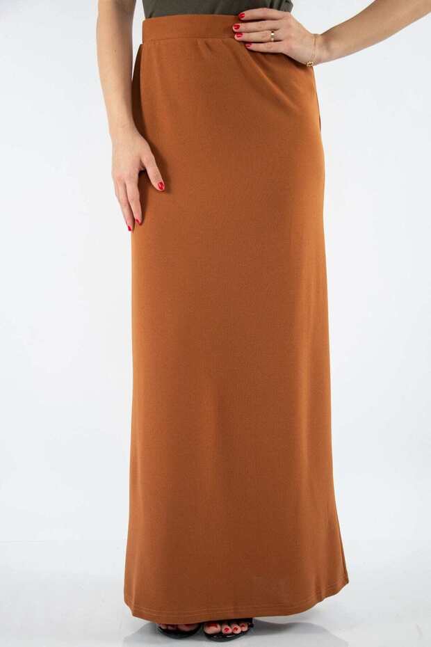 Solid Maxi Skirt - 1