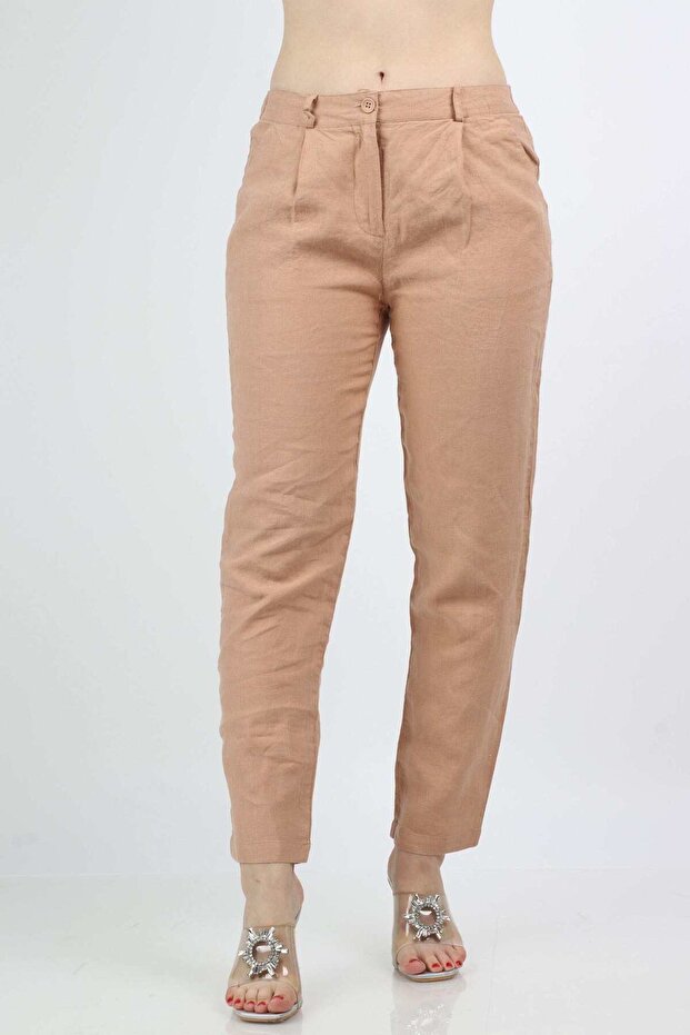 بنطال سادة بأكمام - 1