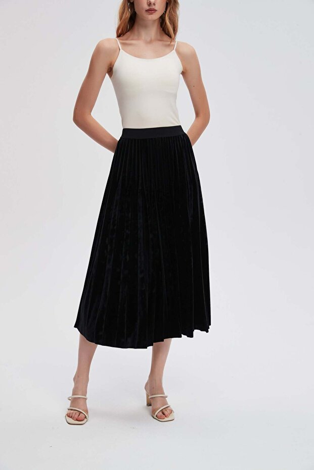 تنورة ميدي مطوي - 3