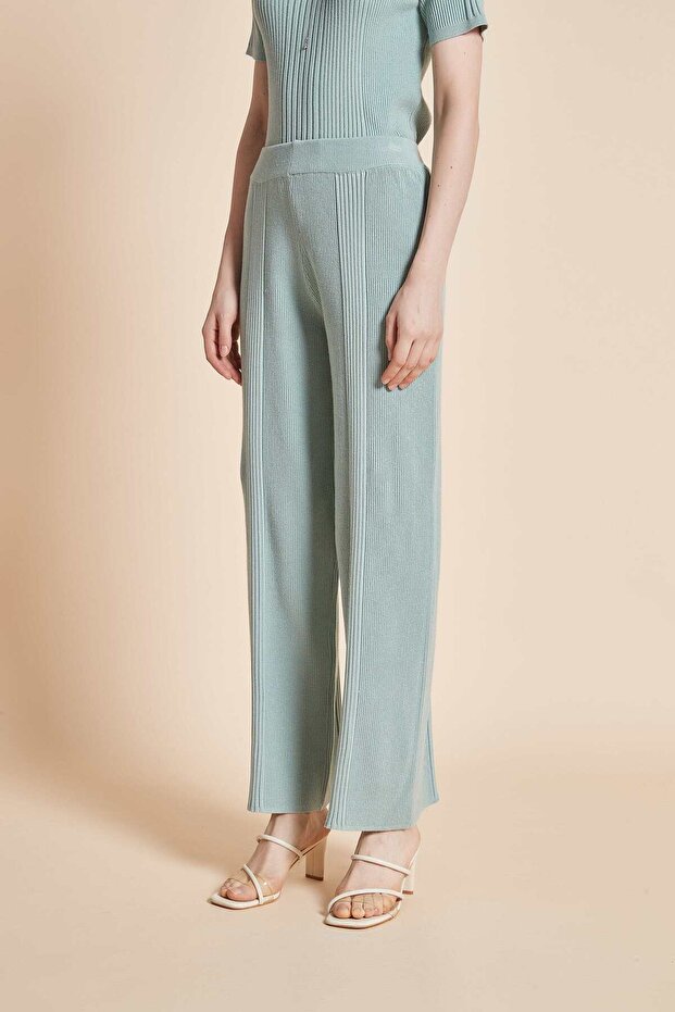 Solid Full Length Pants - 4