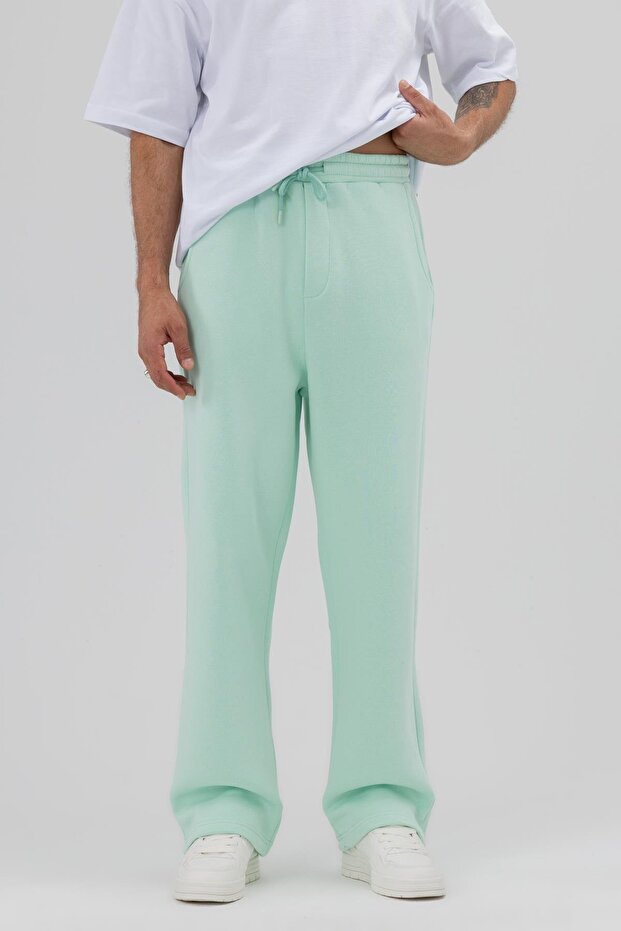 Basic Baggy Eşofman Alt Mint - 1
