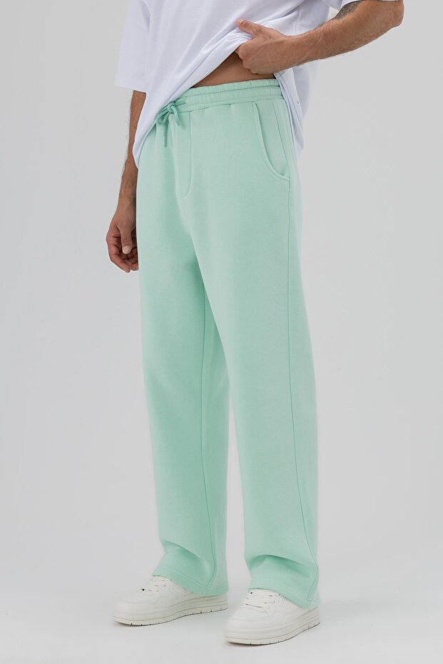 Basic Baggy Eşofman Alt Mint - 2