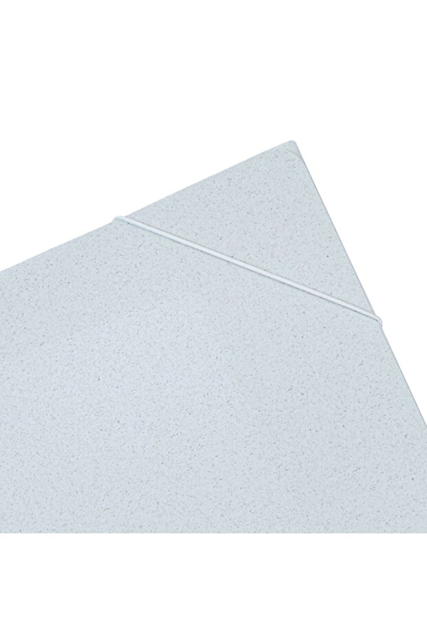 Fancy plastic folder with elastic, gray blue with splash pattern - 2