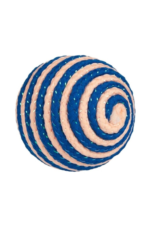 Cat Toy, Ball with Rope, Diameter 4cm, Polyester, Multicolor