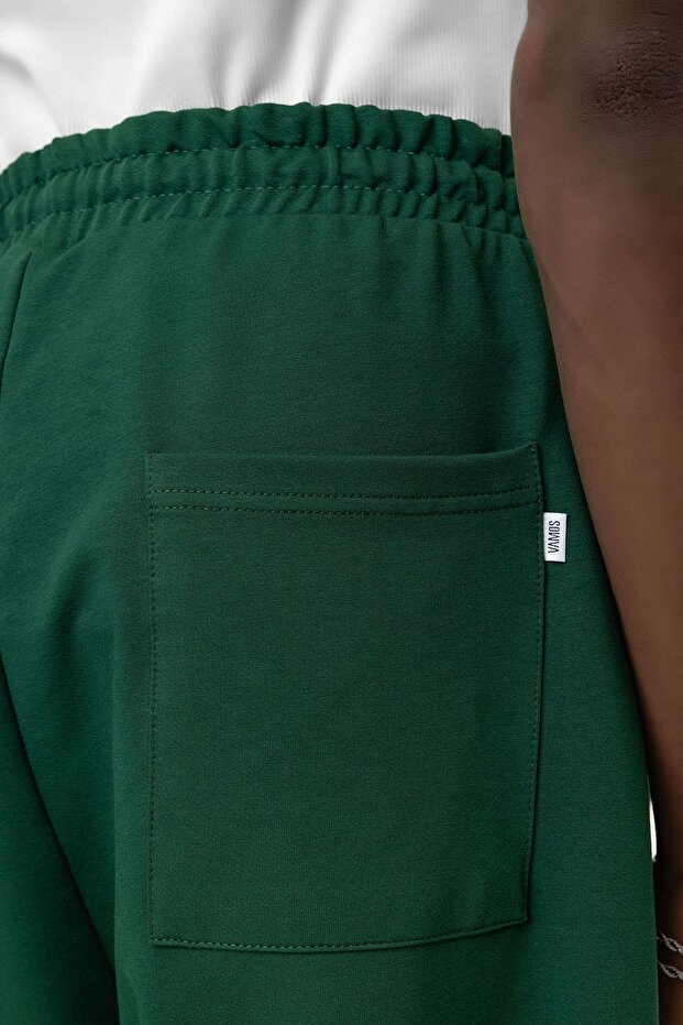 Basıc Paça Lastikli Oversize Eşofman Alt Nefti - 7