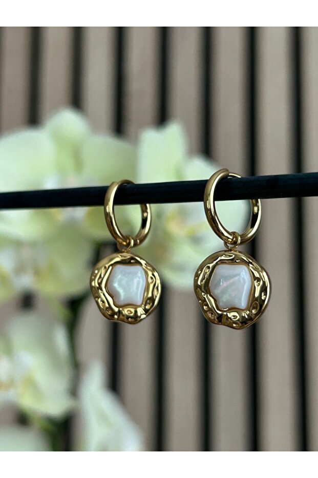 Mineli Steel Dangle Earrings - 1