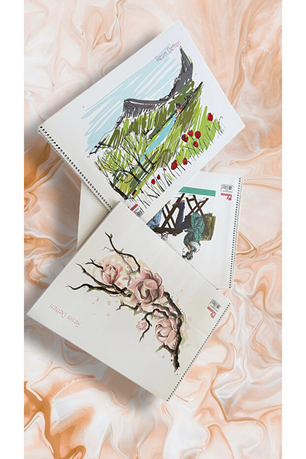 Spiralli Resim Defteri - 1