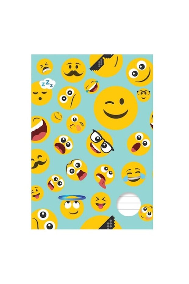 A5 Notebook - Smiley Model, Multicolor, 60 Sheets - 1