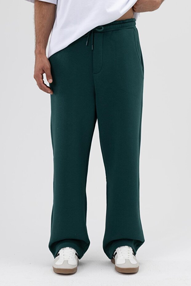 Basic Baggy Eşofman Alt Nefti - 1