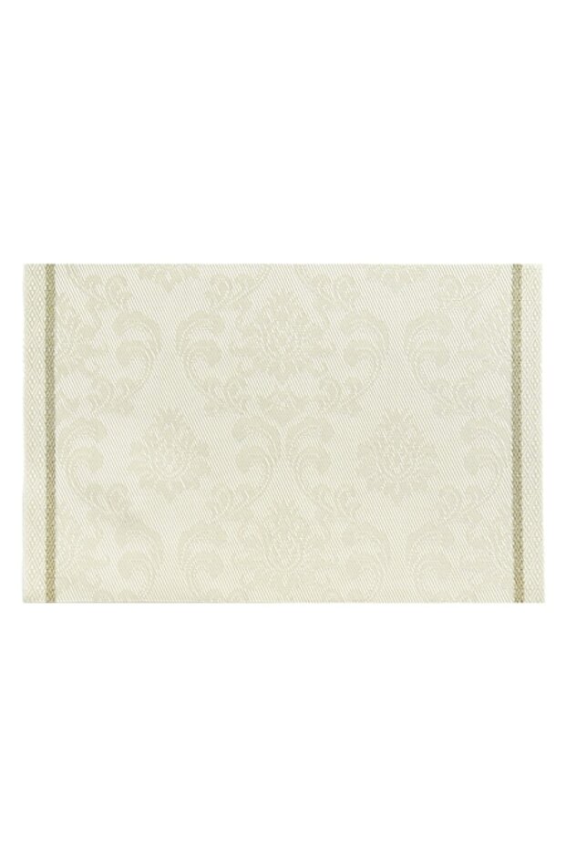 Placemat, Baroque Pattern, Beige, 45x30cm, PVC and Polyester - 1