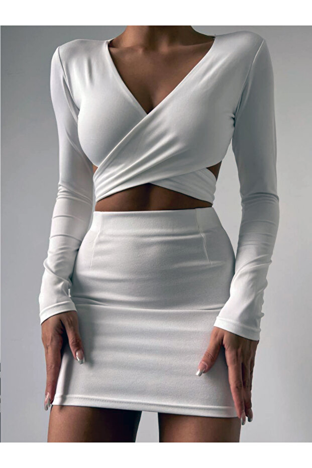 Mini ikili elbise - 1