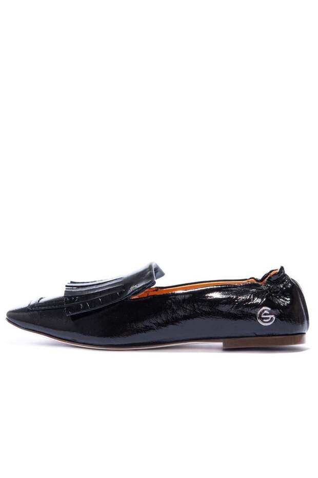 Zeo Women's Genuine Patent Leather Ballerinas 151129