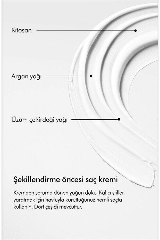 Chitosan™ şekillendirme öncesi saç kremi (Kıvırcık/bukleli ve ince telli saçlar 100 ml) - 6