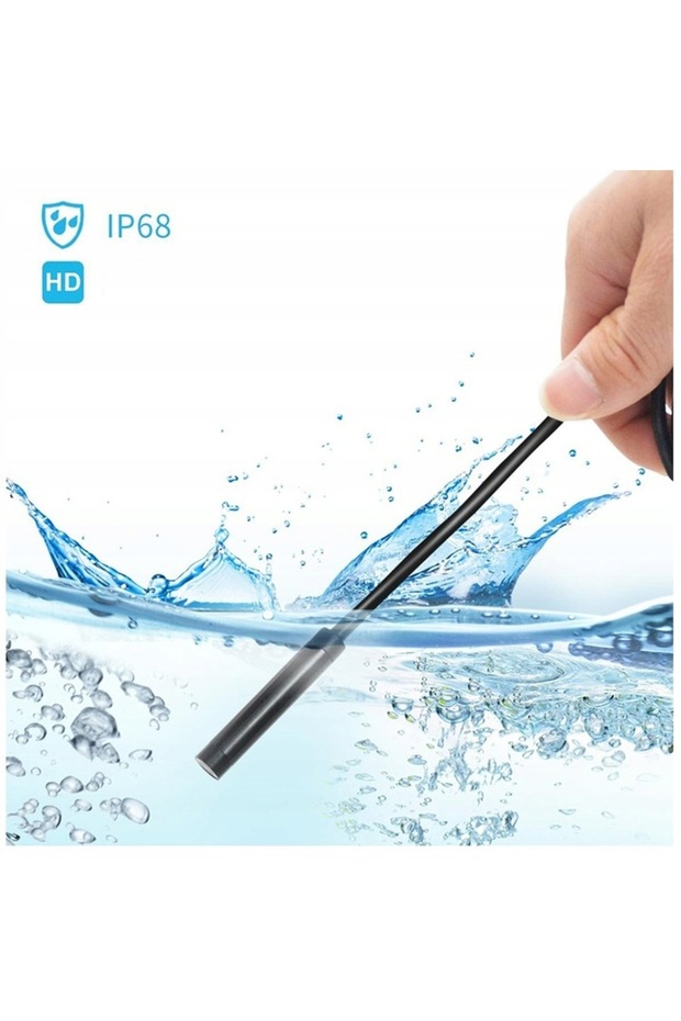 IP67 endoscopic camera, OTG function, side view adapter, USB, 6 LEDs, 5 m cable - 9