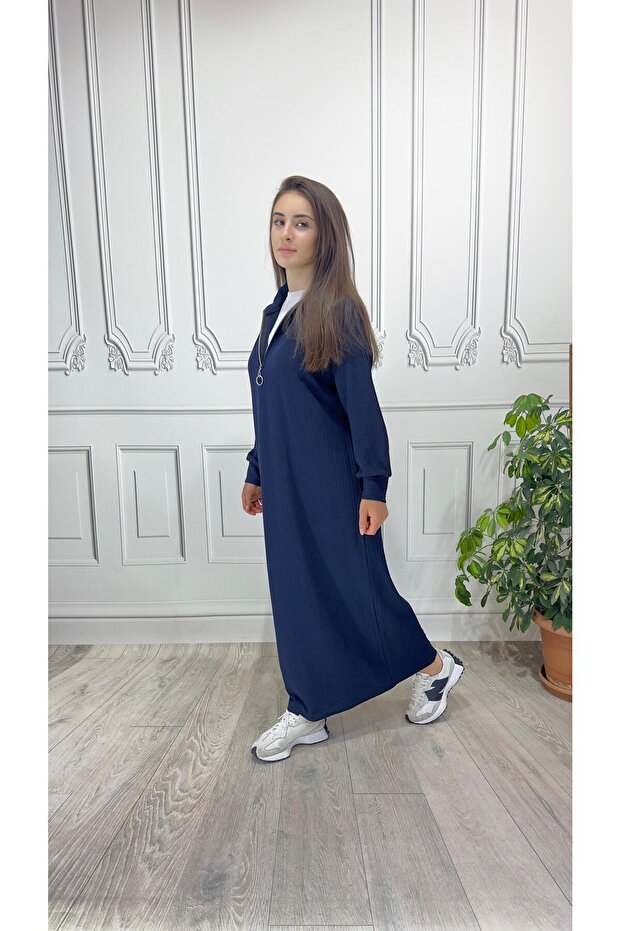 WİSH - FERMUARLI BASİC ELBİSE - 2