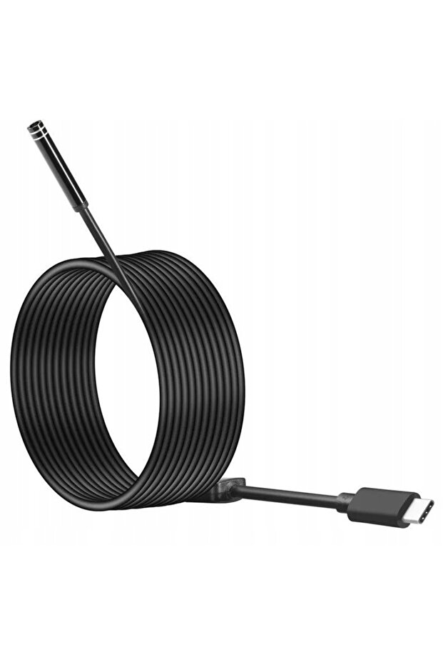 IP67 endoscopic camera, OTG function, side view adapter, USB, 6 LEDs, 5 m cable - 11