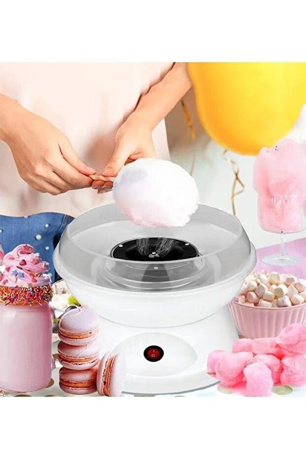 ماكينة صنع حلوى غزل البنات بقوة 500 واط - 2