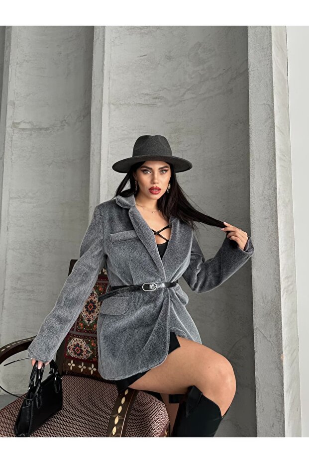 Fox kaşe kışlık puf ceket - 4