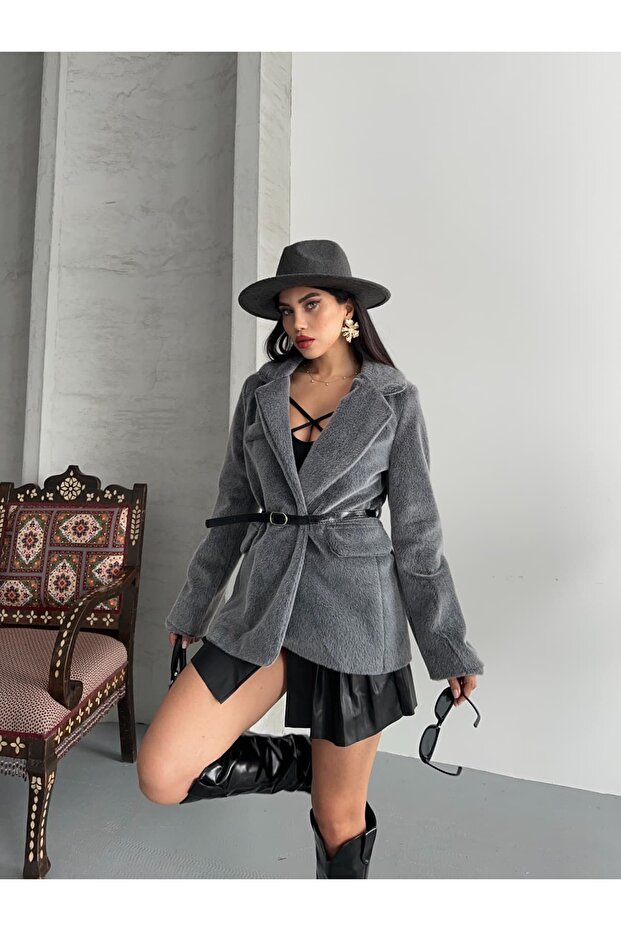 Fox kaşe kışlık puf ceket - 5