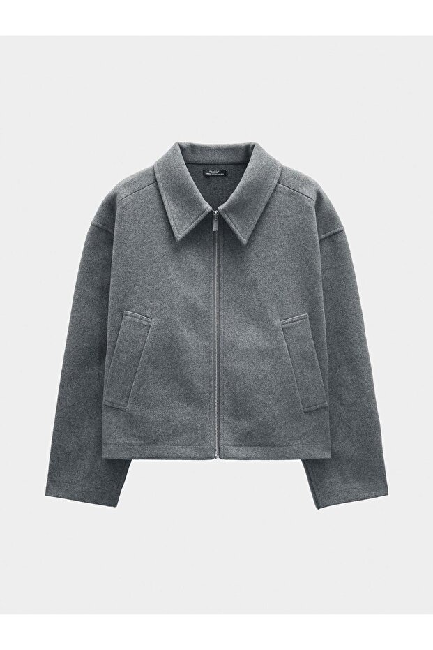 Fermuarlı İnce Ceket - 6