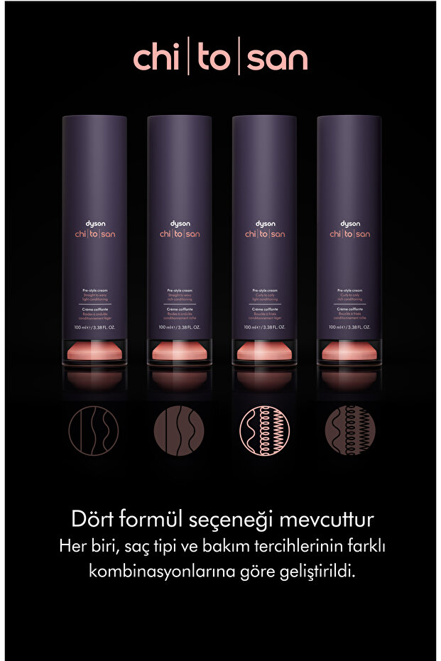 Chitosan™ şekillendirme öncesi saç kremi (Kıvırcık/bukleli ve ince telli saçlar 100 ml) - 2