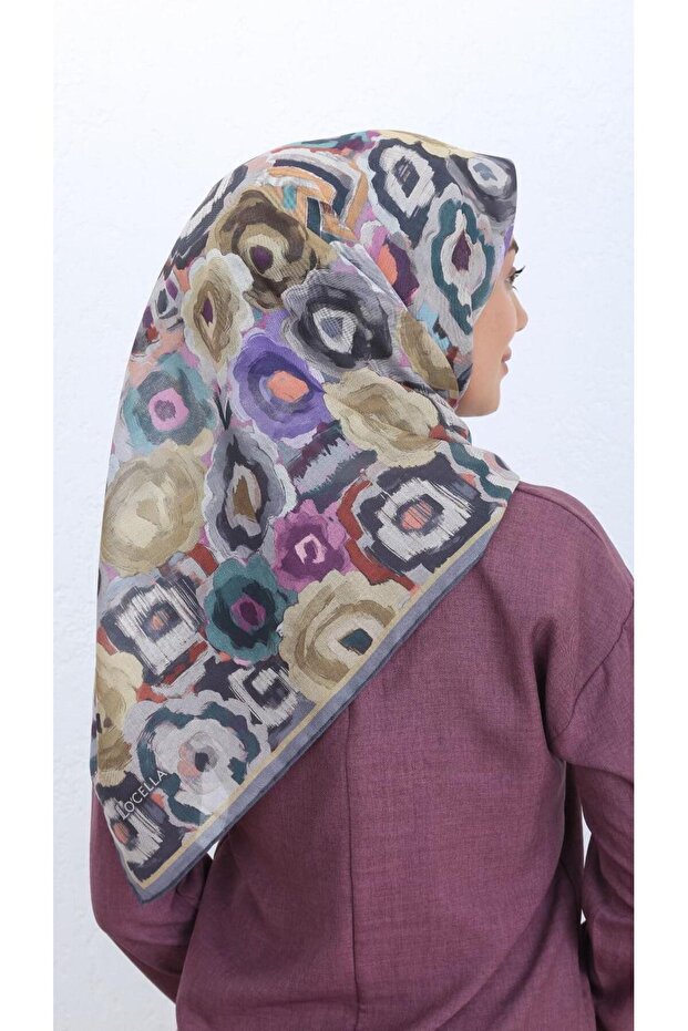 Soft Pamuk Eşarp Gri-1 - 3