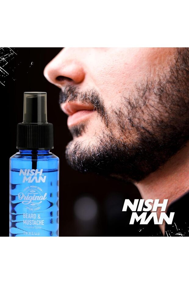 Beard and Moustache Perfume - Genius 75ml - Refreshing, Long-lasting - 3