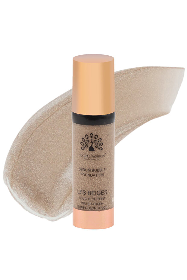 Serum Bubble Foundation – 8 Shades, Weightless Buildable Coverage, Pore Blurring, Hydrating Finish