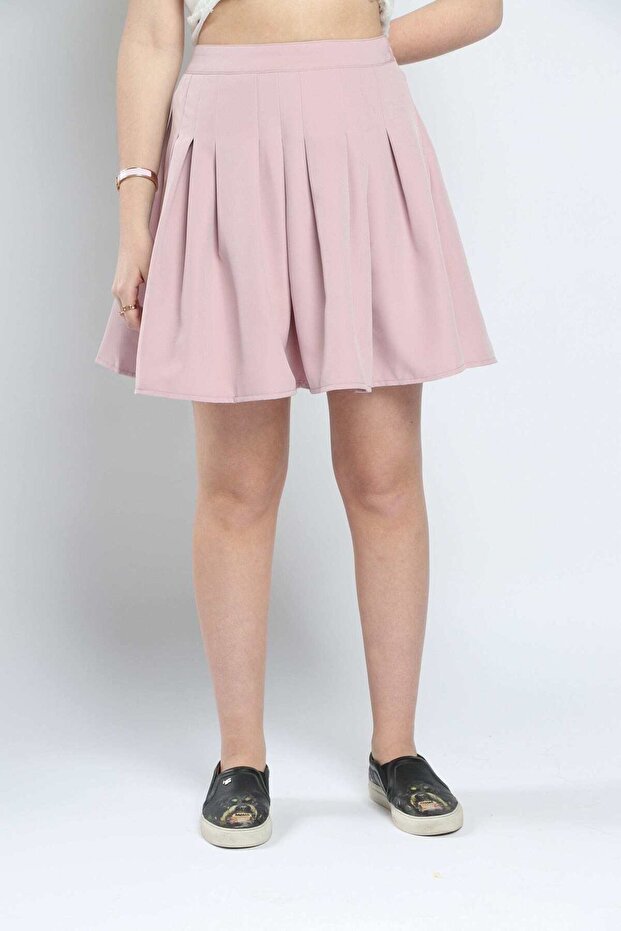 تنورة واسعة سادة - 1