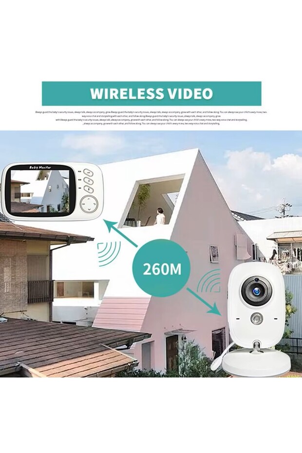 Baby monitor camera with separate screen, no internet connection required - 2