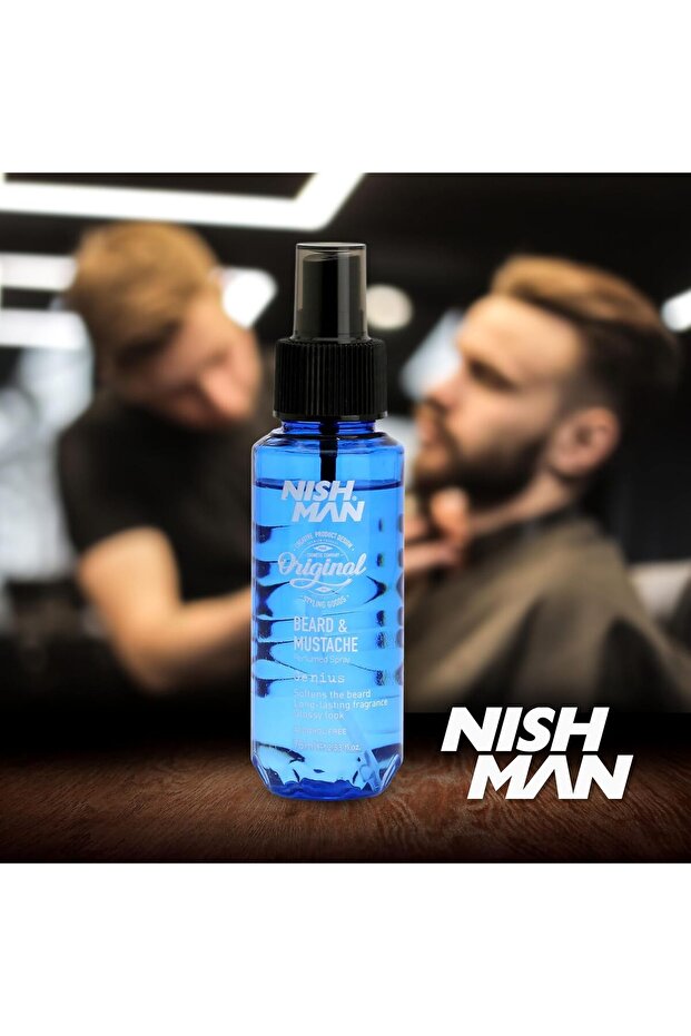 Beard and Moustache Perfume - Genius 75ml - Refreshing, Long-lasting - 4