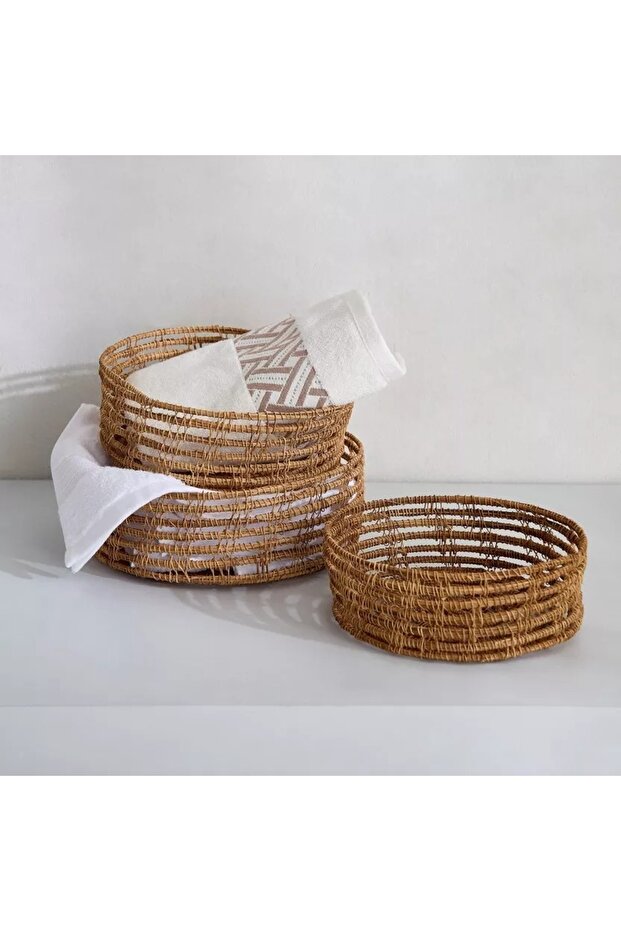 Sedona Multi-Use Storage Basket - Set of 3 - 1